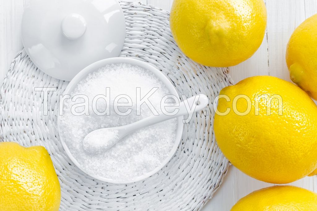 Food Grade Acidity Regulators Powder Monohydrous Citric Acid Monohydrate Cam Acid Citric Monohydrate Powder