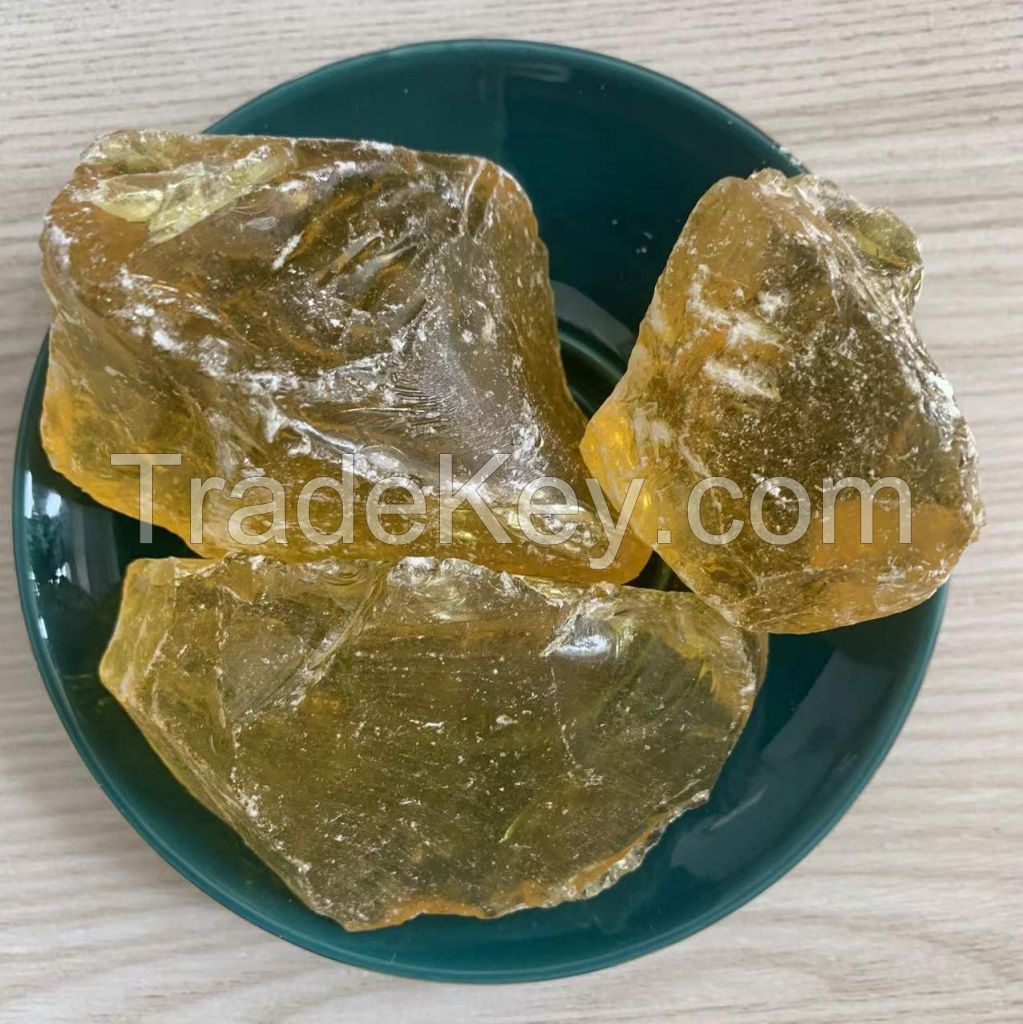 Pale Yellow Transparent Solid Ww Grade Gum Rosin for Inks factory supply 