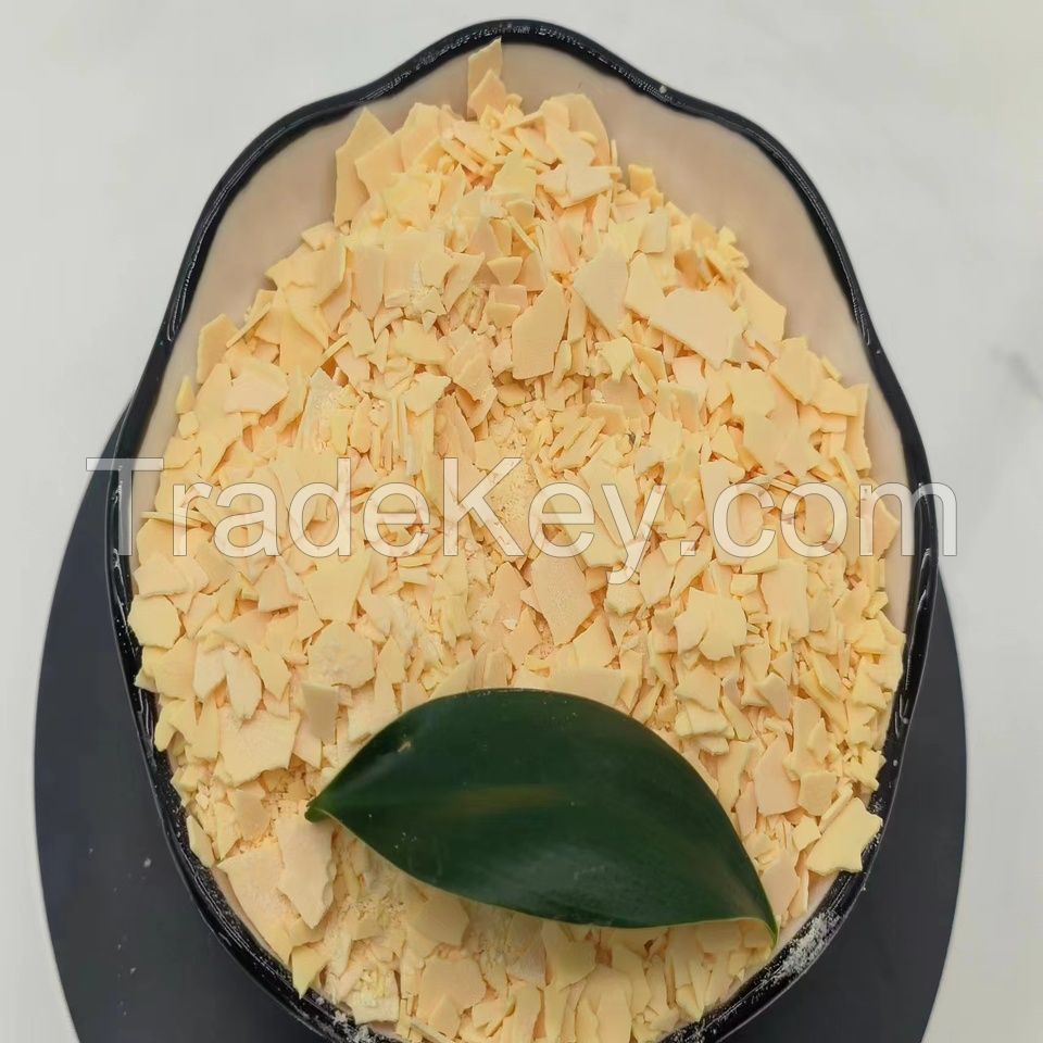 60% Min Na2s Yellow Flakes Sodium Sulphide Factory Price Flakes