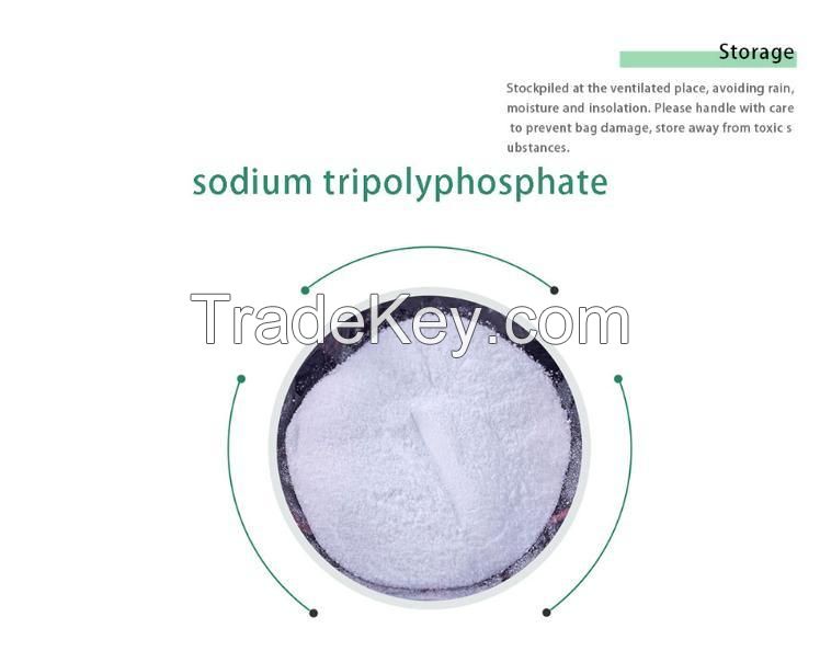 Min STPP purity 94% Sodium Tripolyphosphate in White Powder Form