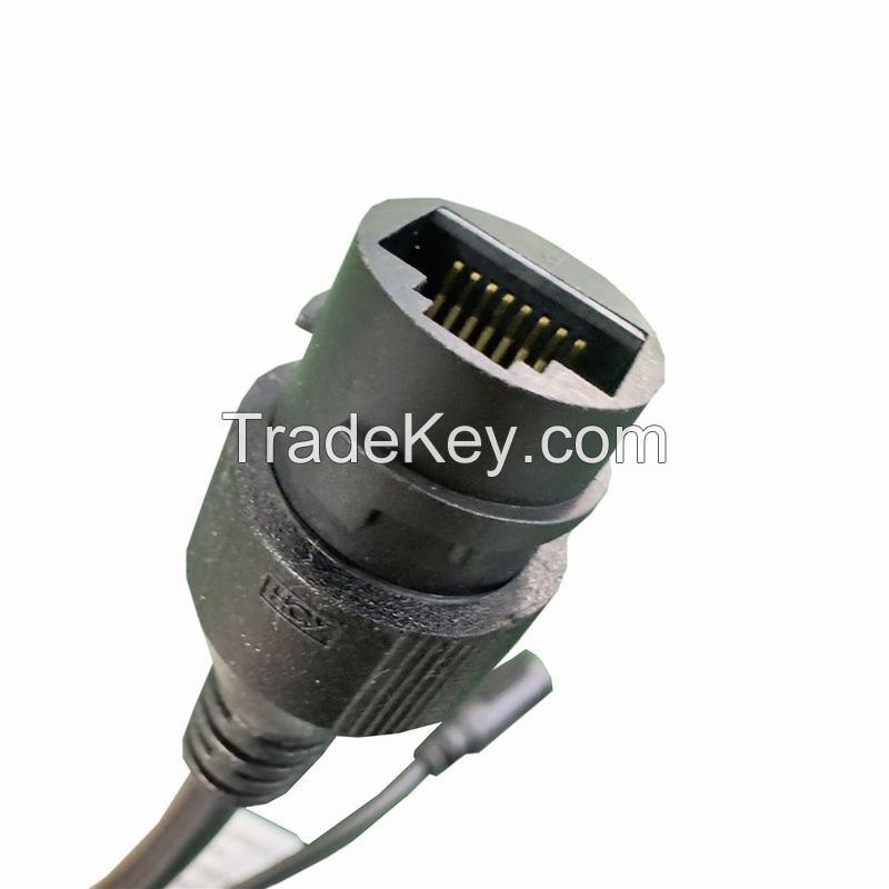 Factory Manufacturing Custom Wiring Harness Tape IP Camera Tail Cable