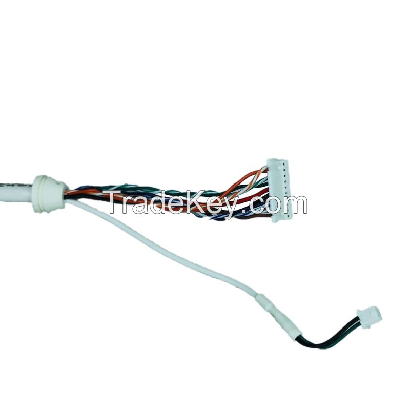 004 CCTV Cable For Ip Camera Manufacturers RJ45/DC5.5*2.1/3.5St Wiring Harness With Connector