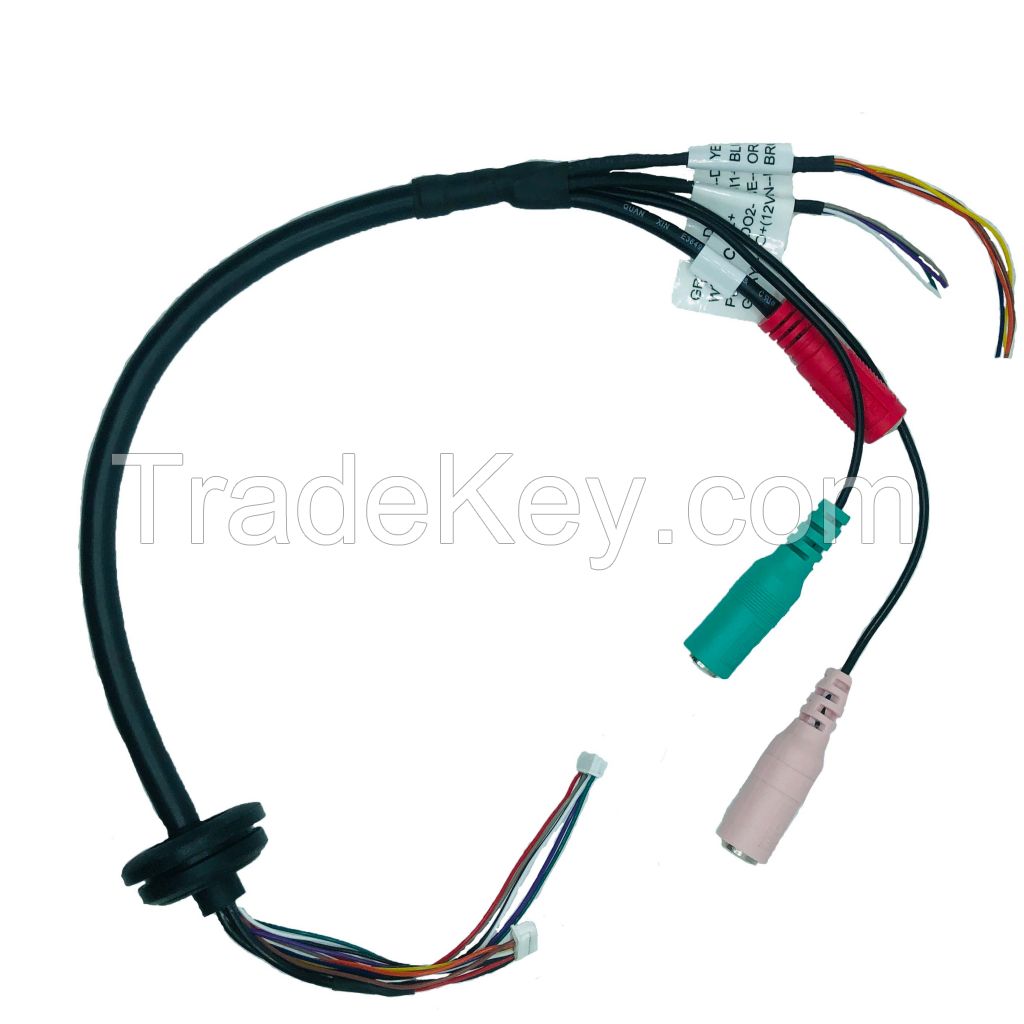 013 RJ16 Cable Assembly Io Module External Line 3.5 Stereoscopic Header DC5.5 Mother MX1.25-10PIN Mx1.25-6Pin