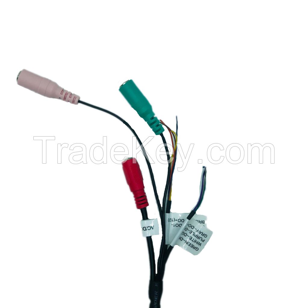 013 RJ16 Cable Assembly Io Module External Line 3.5 Stereoscopic Header DC5.5 Mother MX1.25-10PIN Mx1.25-6Pin