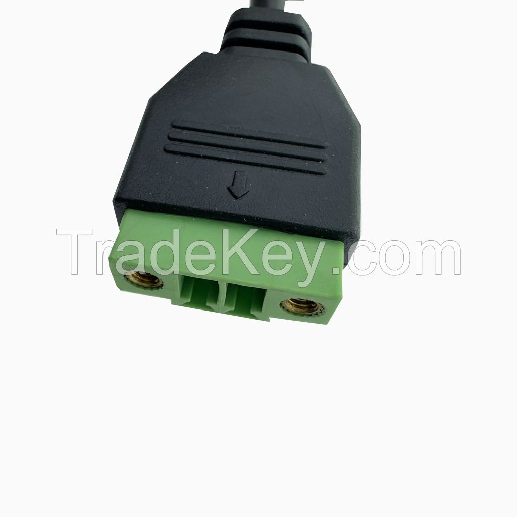 007 OUTPUT CABLE RJ45F BNC Mother Seat IP Camera Extension Cable Manufacturers Wiring Harness With Connector PH2.0-8/10PIN