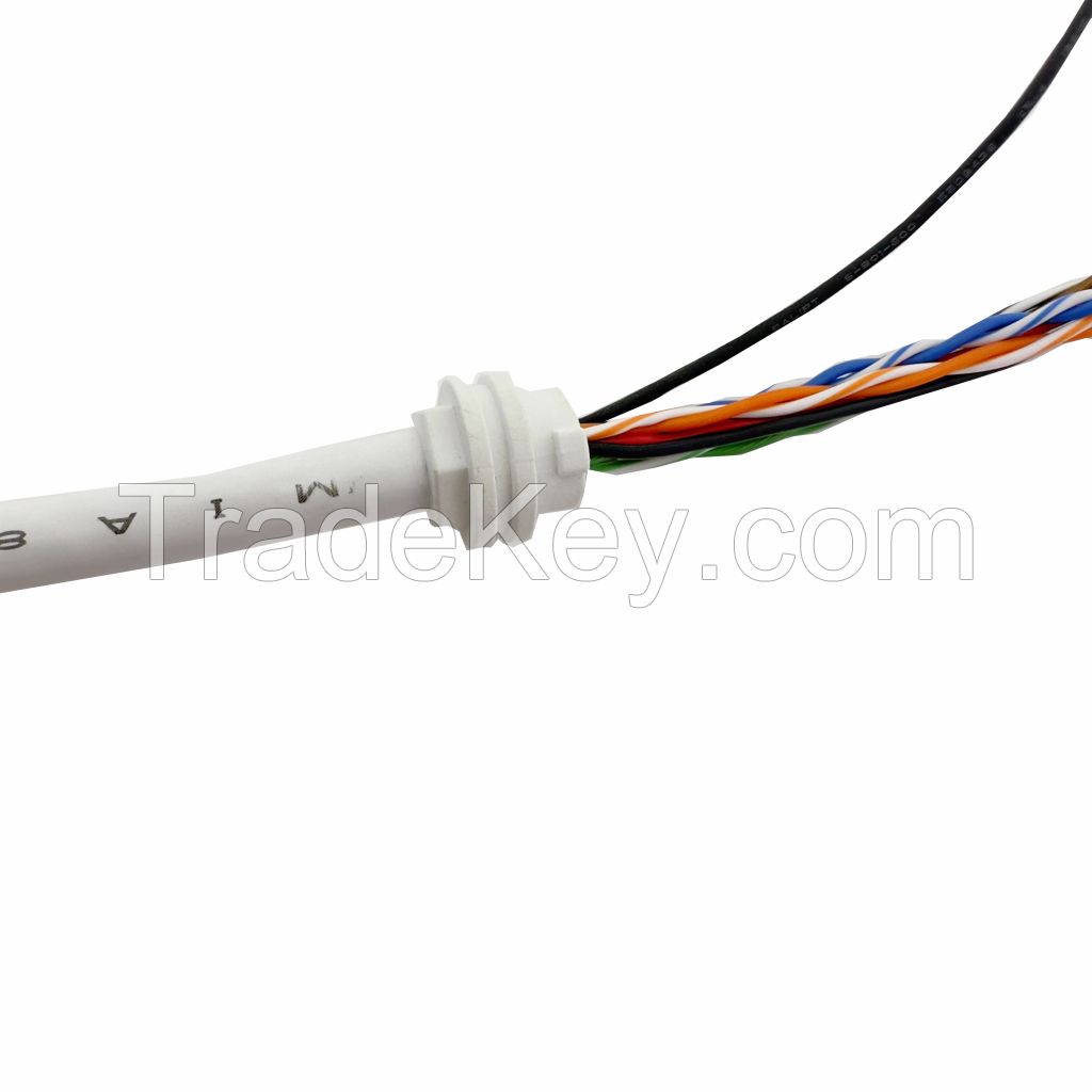 011 RJ45 Chassis Chassis MX1.25 10 Pin Ip Camera Tail Cable At Both Ends Of Line End From Ip Camera Cable Factory