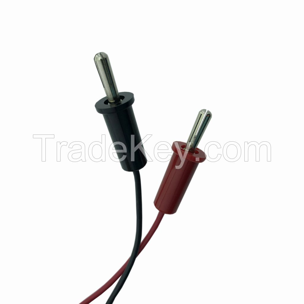 055 Banana Head Probe/Assembly Shell, Black/Red Thermocouple Wires One Side With Cable lug Connection Cable Fitted