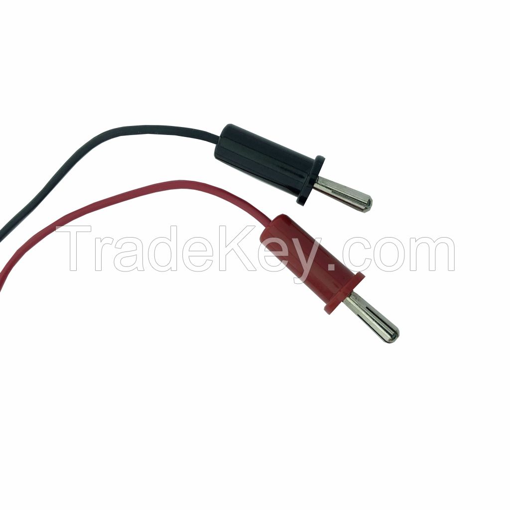 055 Banana Head Probe/Assembly Shell, Black/Red Thermocouple Wires One Side With Cable lug Connection Cable Fitted