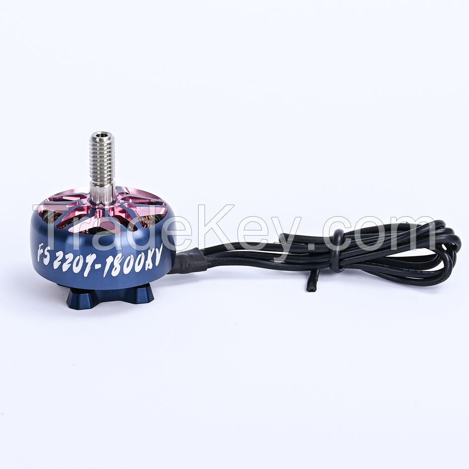 factory source high performance 2207 1800KV FPV drone brushless motor out runner dc motor for rc airplane