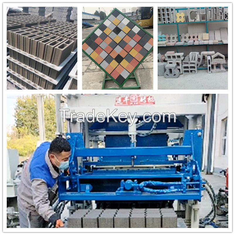 Semi-automatic fly ash brick molding machine