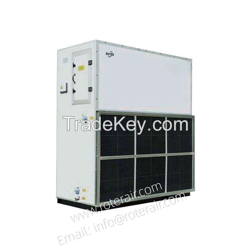 Outdoor direct expansion and hydronic fresh air handling unit air handler modular type combined type