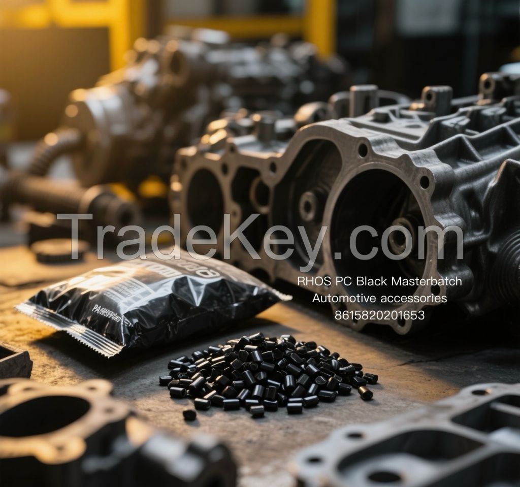 RHOS approved 40% carbon black PC masterbach applicate in automotive accessories