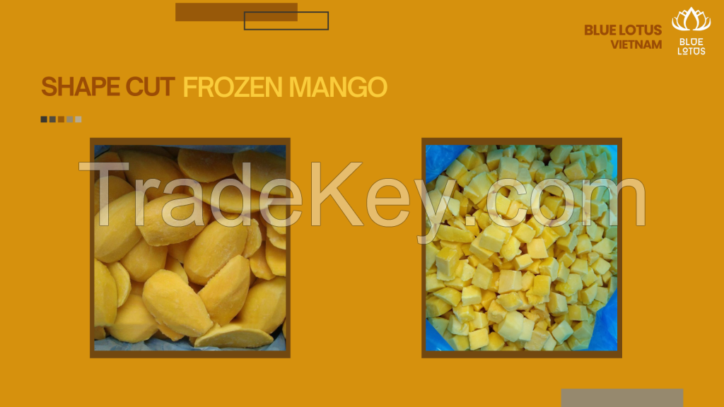 BEST PRICE HIGH QUALITY FROZEN MANGO VIETNAMESE FROZEN FRUIT KAEW MANGO IQF FROM BLUE LOTUS VIETNAM 2023