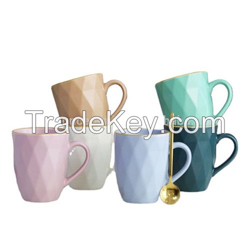 Colorful dinnerware set with mug bowl plate