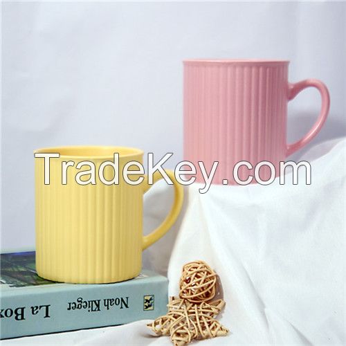 Colorful dinnerware set with mug bowl plate