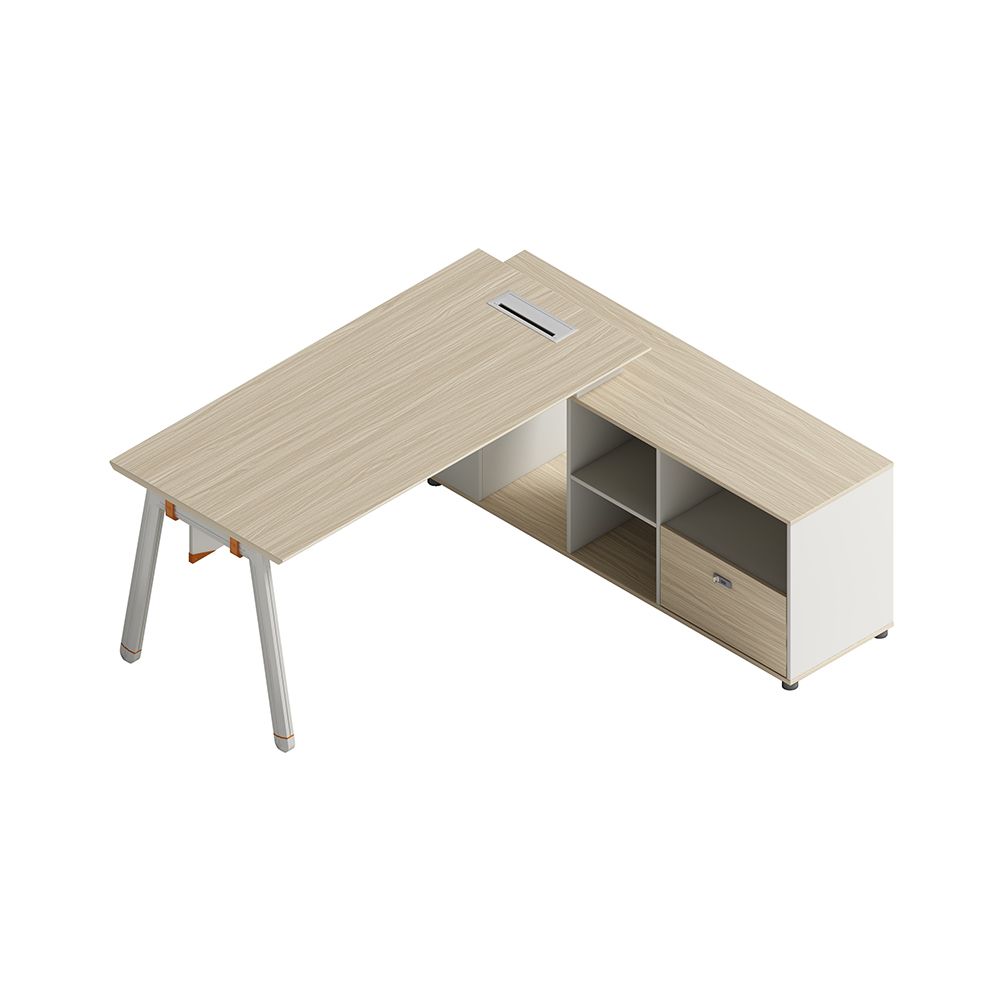 office furniture L shape 1.6m 1.8m Executive Table manager desk Teak