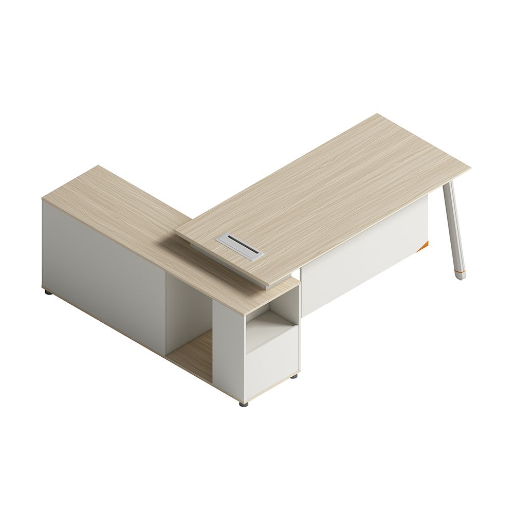 office furniture L shape 1.6m 1.8m Executive Table manager desk Teak