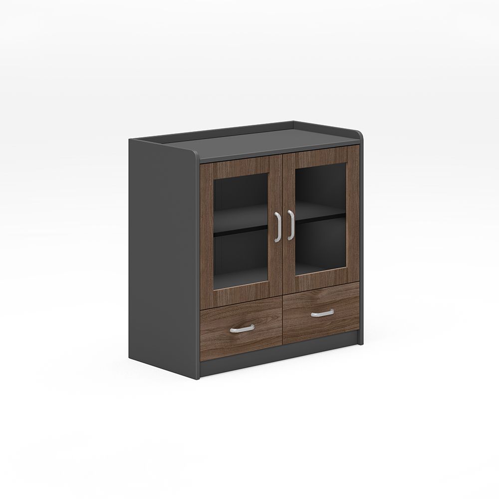 0.8m 1.2m walnut wood coffee Tea Cabinet