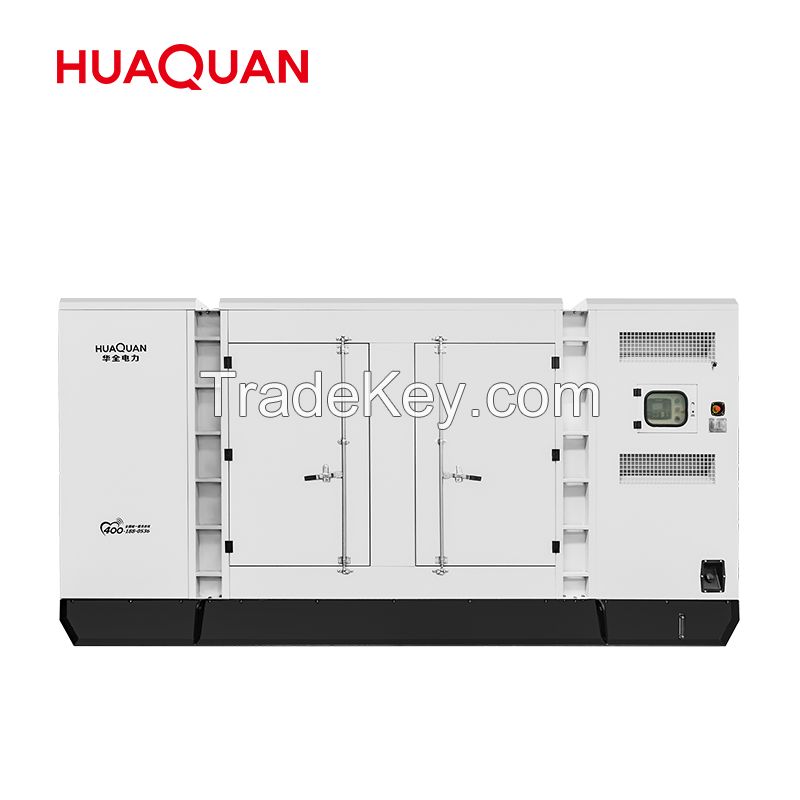 Powered By HUAQUAN Engine Silent Type 1250kVA 1000kW Heavy Duty Diesel Generator Set container type