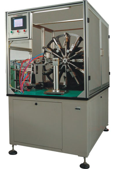 Wave style coil winding machine