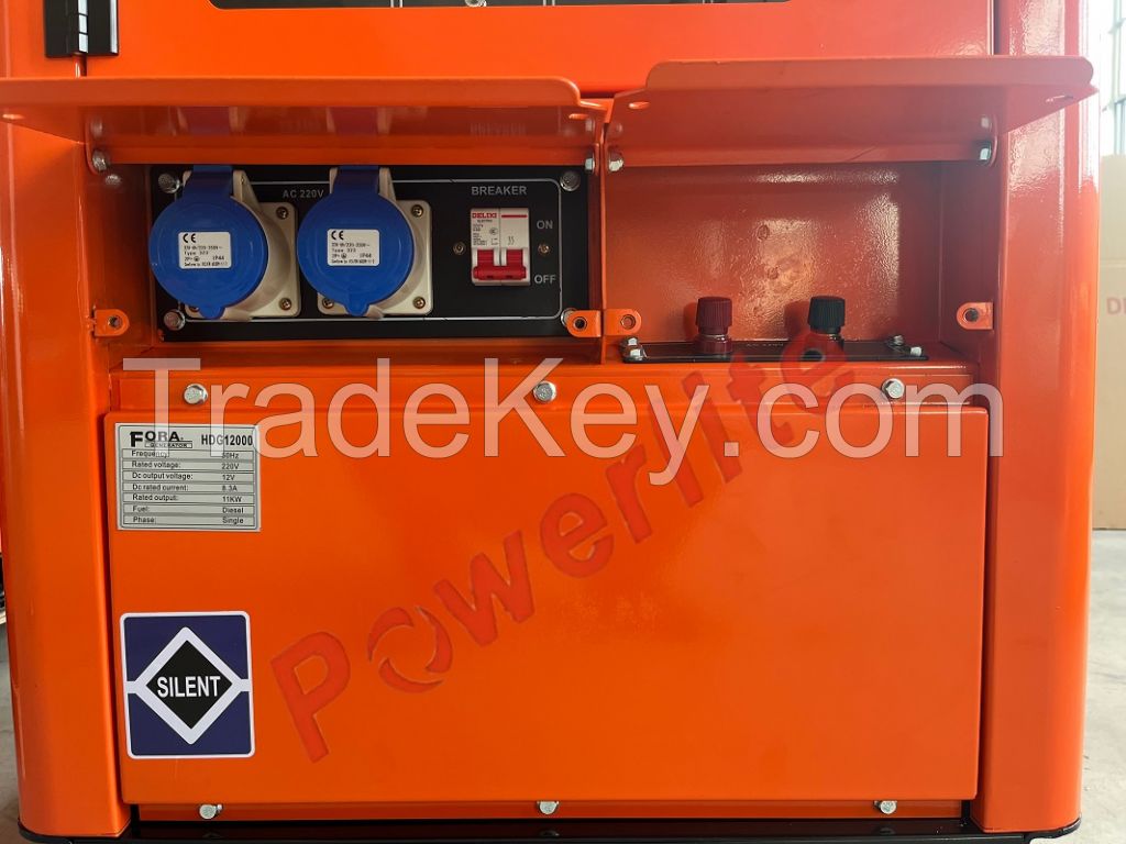 10kw EV80 Power Portable Silent Diesel Generator Set