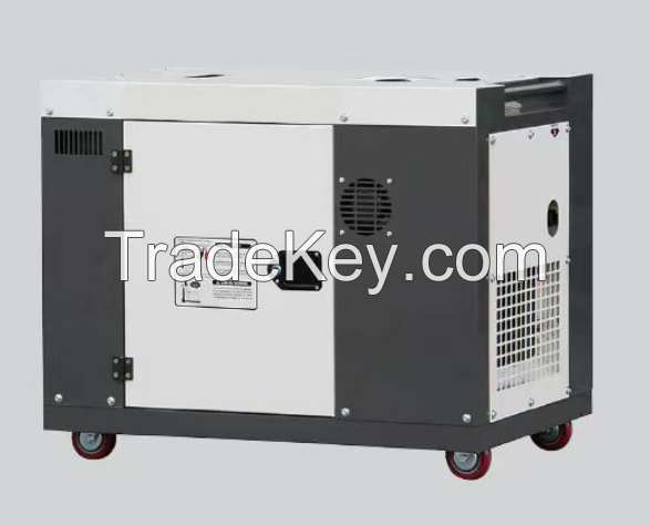 Air cooled 7.5-10KW Silent Diesel Generator