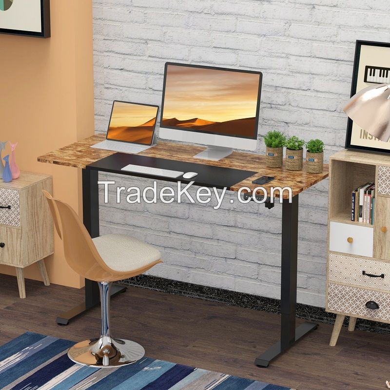 V-mounts Modern Design Single Motor Electric Adjustable Desk