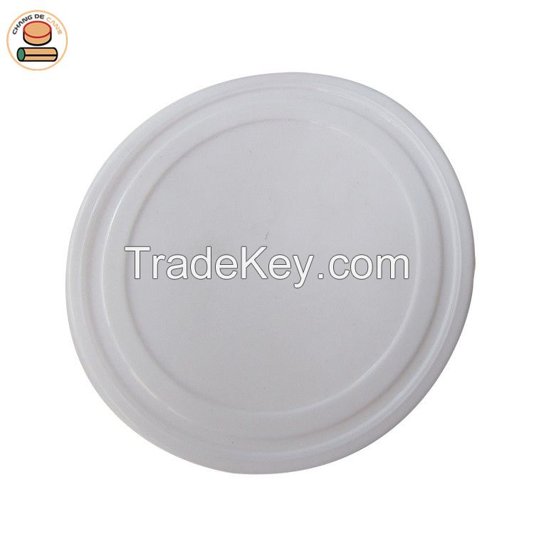 Plastic Lids for Cans Paper Tube Accessories Plastic Can Cover Plastic Bottle Can Box Cover Caps Full Colors Customized Size