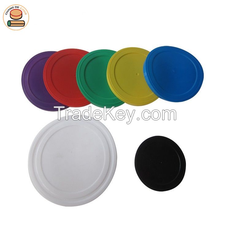 Plastic Lids for Cans Paper Tube Accessories Plastic Can Cover Plastic Bottle Can Box Cover Caps Full Colors Customized Size