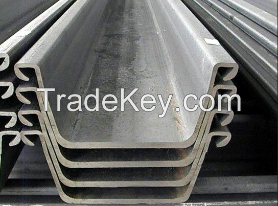 Factory direct supply 10.5mm thickness steel sheet pile type 2 SY295