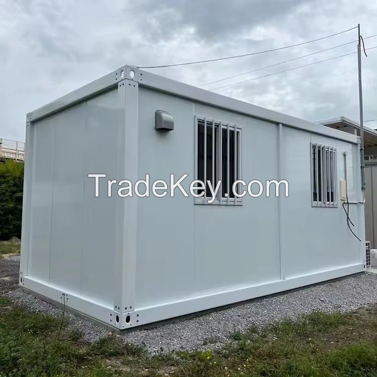 Low price 20ft 40ft prefab detachable container coffee shop restaurant Flat Pack container