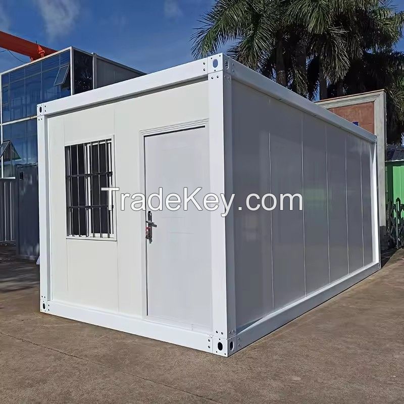 Low price 20ft 40ft prefab detachable container coffee shop restaurant Flat Pack container