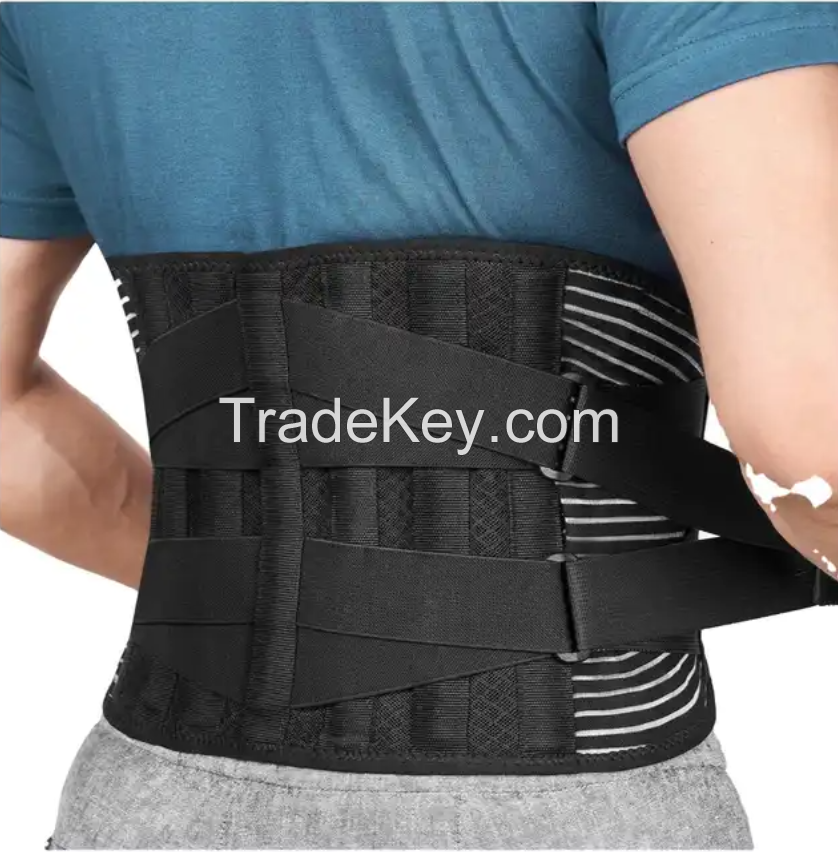 breathable Medical Lower Pain Relief Support Back Brace Adjustable working waist back brace lumbar support belt