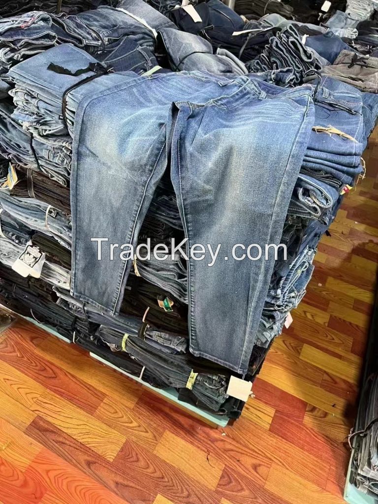 Men's Jeans versatile jeans wide legged jeans