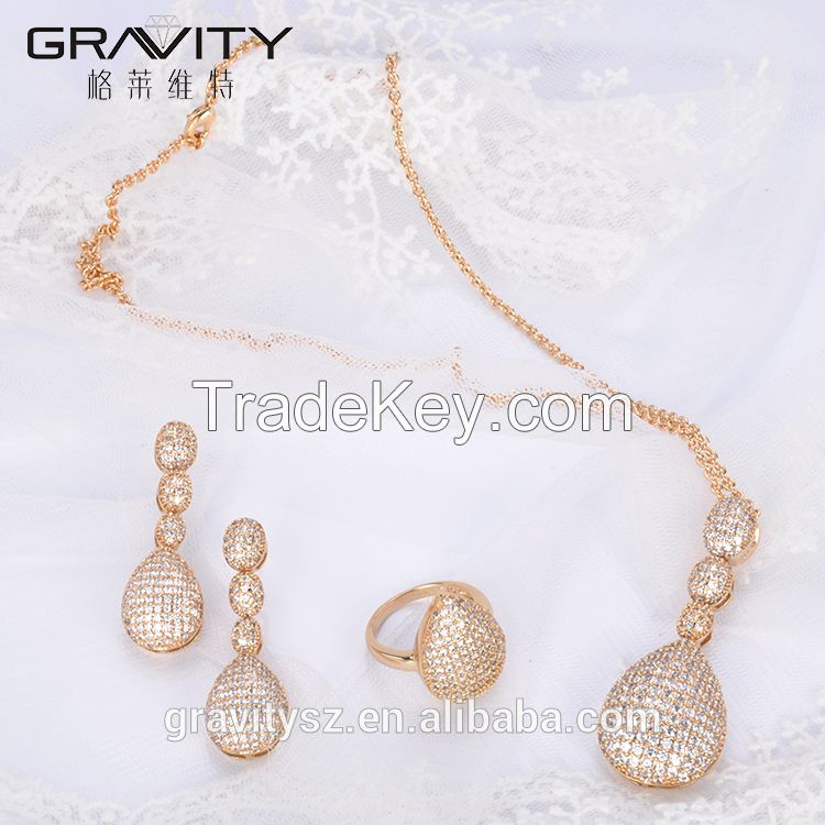 fashion Dubai Gold Body Jewelry Set Factory Direct Price Wholesale For Ladies Set Jewelry