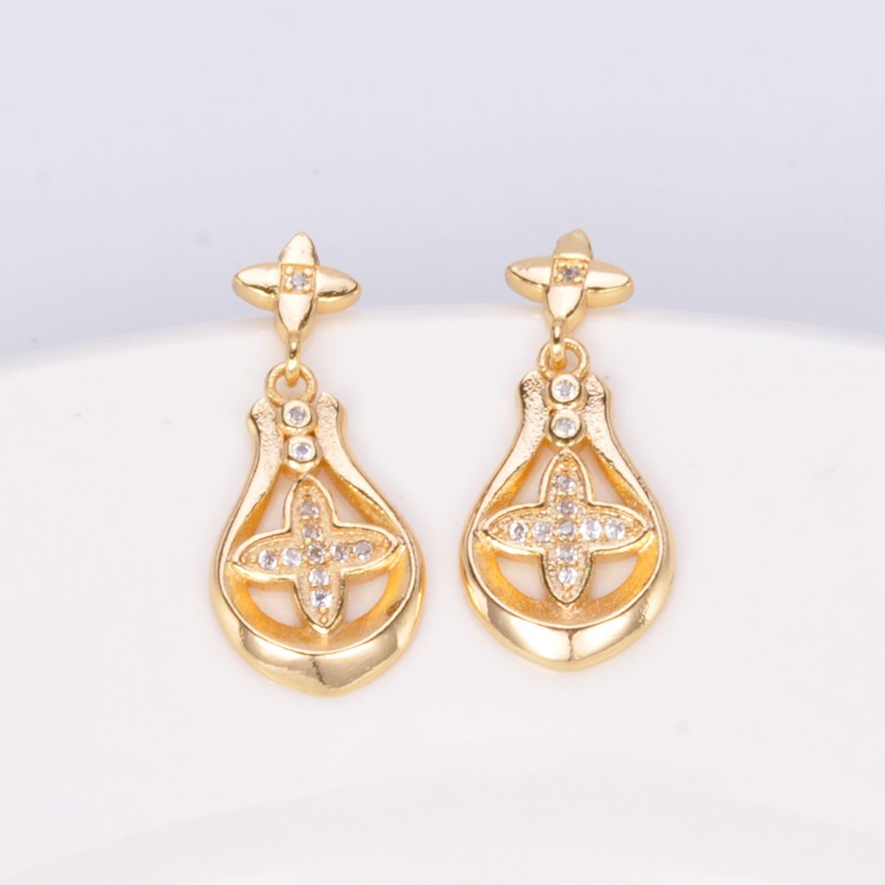 new big gold hoop drop dangle stud earrings