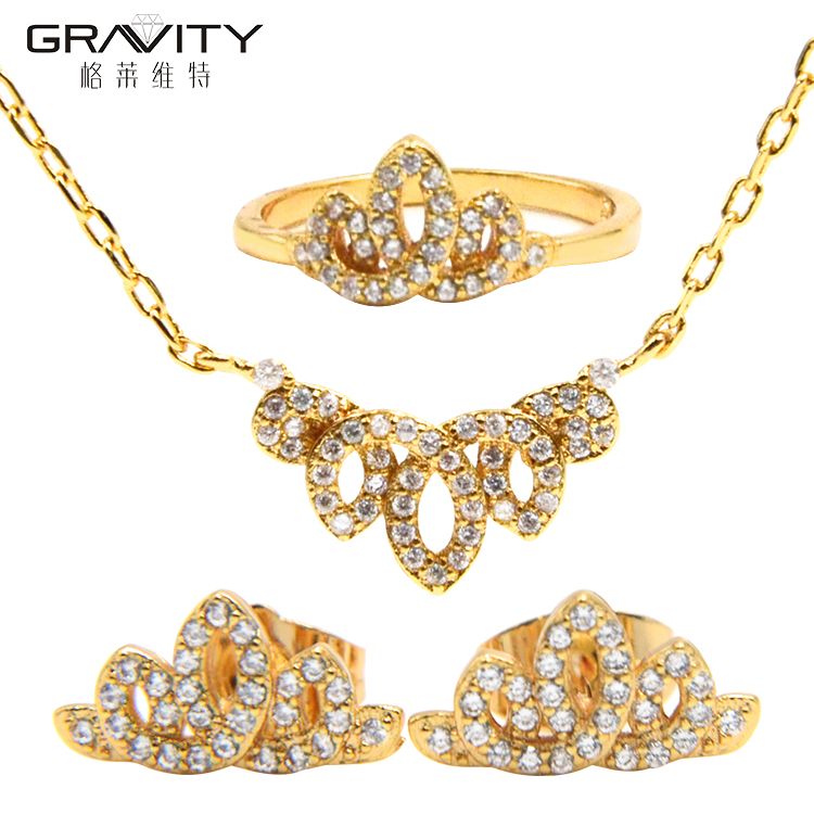 Jewelry Gift Set Antique Jewelry 18K Gold Plated 