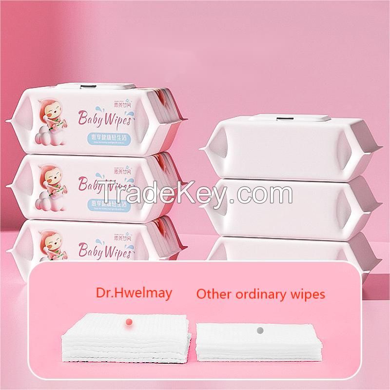 Wholesale OEM ODM Disposable Cleaning Sterilization No Alcohol 80 Pieces/Bag Baby Wet Wipe