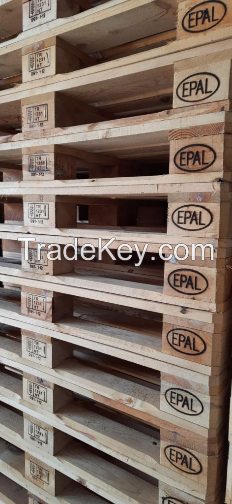 EPAL Certified Durable Wood Pallet - High Quality and Long-Lasting Storage Solution