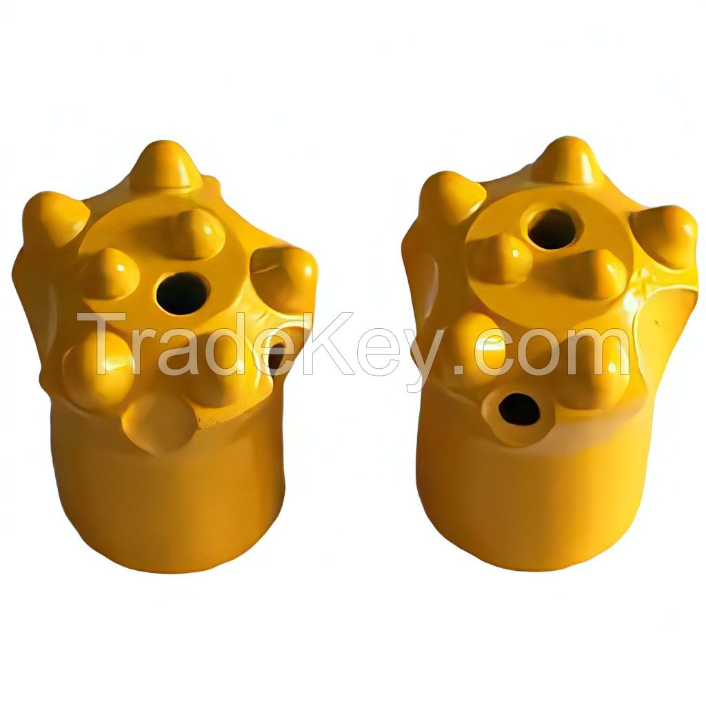 Tapered bits top hammer rock drilling tools tungsten carbide thread button drill bits retrace bits