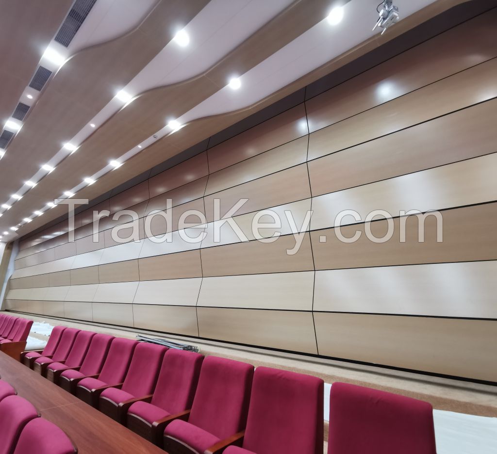 Full Automatic Vertically Folding Partitions Movable Walls Vertical Acoustic Movable Wall Lifting Retractable Partition