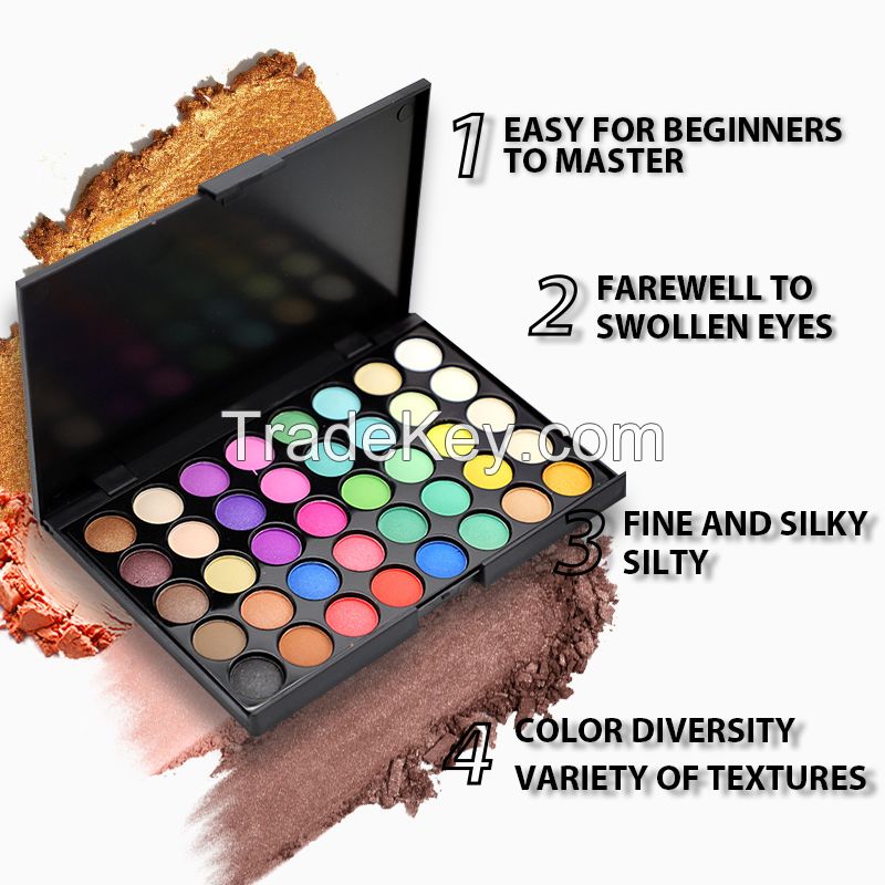 Lottieya 40 Colors Eyeshadow Palette