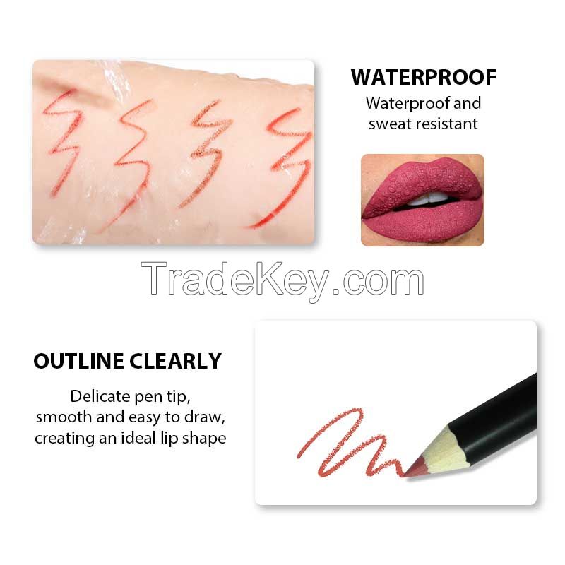 Lottieya Matte Velvety Slim Lip Liner Pencil