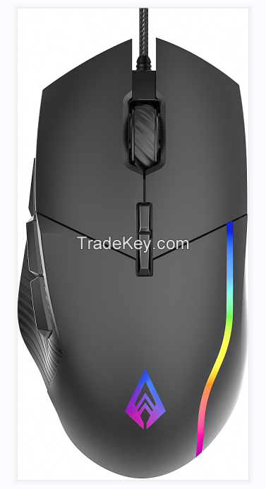 Wired 8 Buttons RGB gaming Mouse