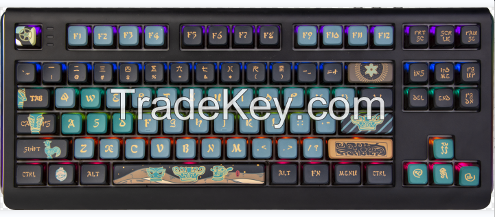 Compact 87 Keys gaming mechanical keyboard