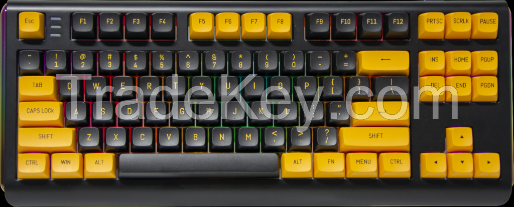 Compact 87 Keys gaming mechanical keyboard