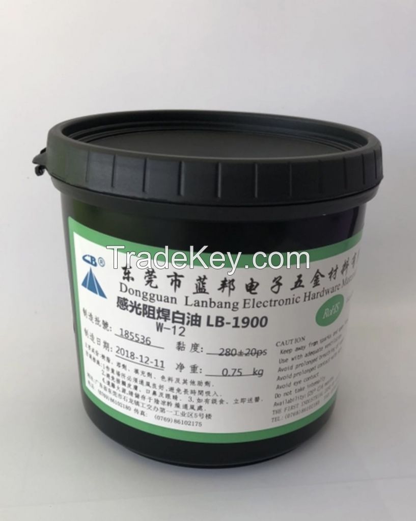 White Liquid Photoimageable &amp;amp; Solder Resist Printing Ink