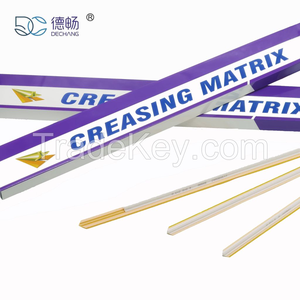 PVC Based Die Cutting Creasing Matrix For Cardboard Die Cutting Creasing Machine