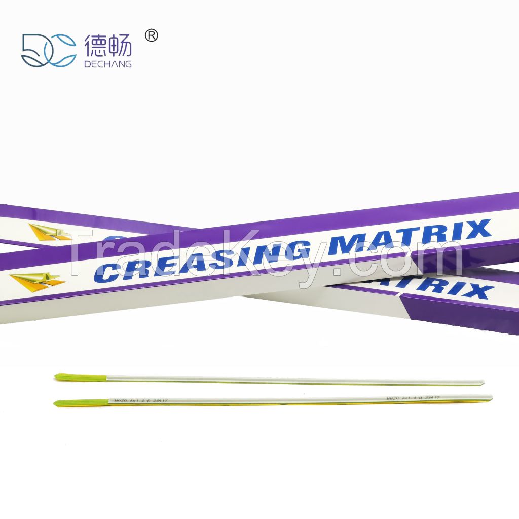 PVC Based Die Cutting Creasing Matrix For Cardboard Die Cutting Creasing Machine