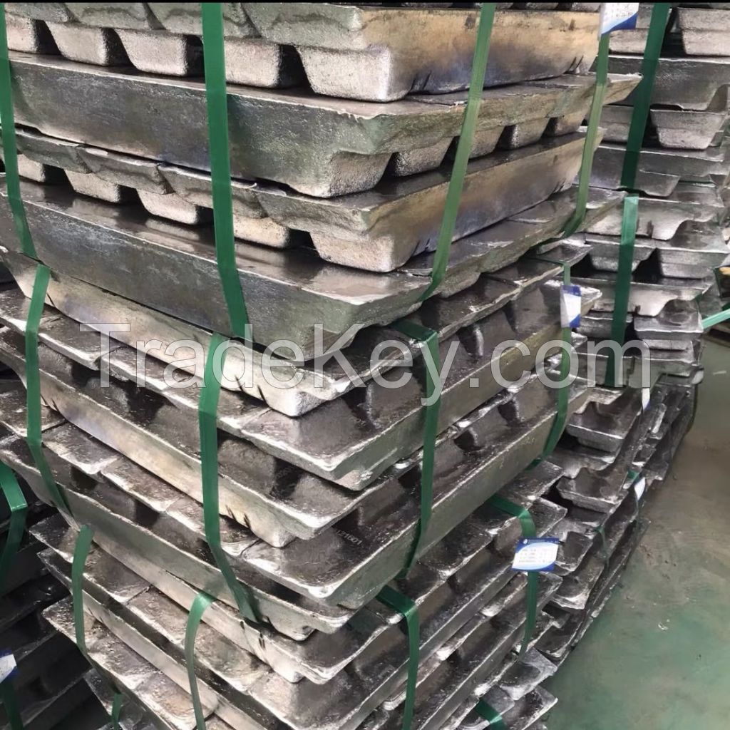 High Quality Silvery Grey Lead Ingot 99.99% 99.994% Bulk Lead Metal For Forlead-Acid Storage Batteries